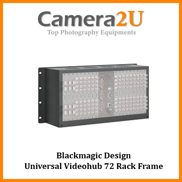 Blackmagic Design Universal Videohub 72 Rack Frame Camera2u Malaysia