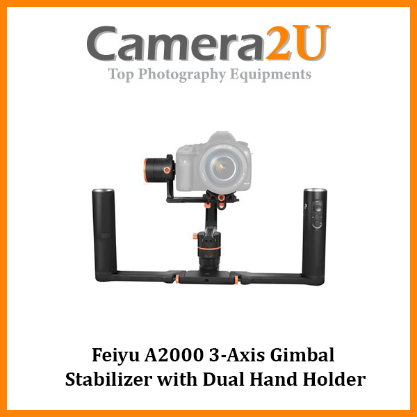 Dual Grip Gimbal Handle Feiyu A2000 3-Axis Gimbal Stabilizer With