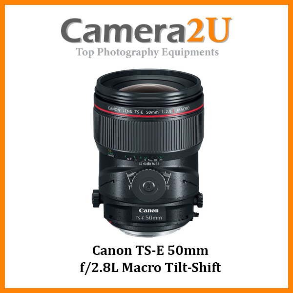 Canon TS-E 50mm Macro Tilt-Shift Lens (MSIA) Camera2u Malaysia Top  Camera Equipments Store