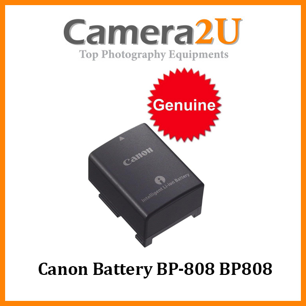 2 Batterie BP 808 Per Canon Legria – Compatibili Con FS22, FS36, FS37, HF G10, XA10 E Altri