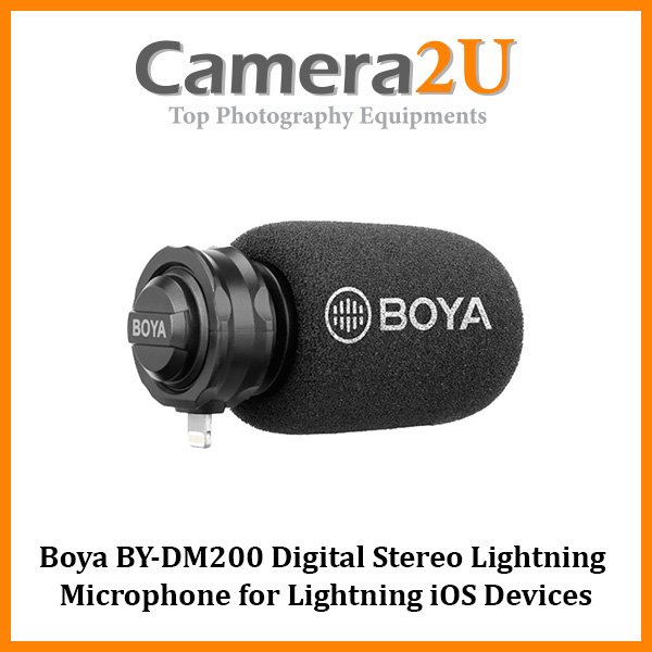 Boya BY-DM200 Digital Stereo Lightning Microphone | Camera2u Malaysia ...