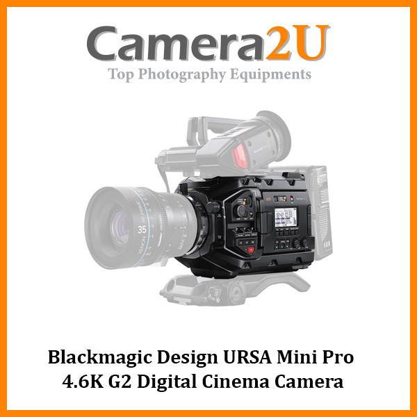 Blackmagic Design URSA Mini Pro 4.6K G2 Digital Cinema Camera ...