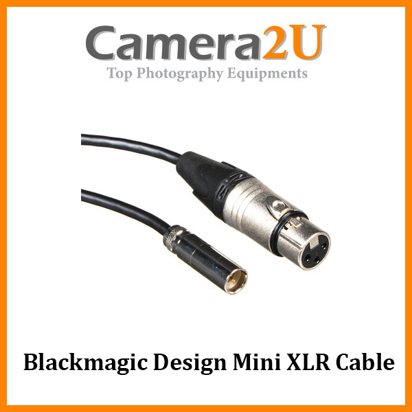 Blackmagic Design Mini XLR Cable Camera2u Malaysia Top Camera