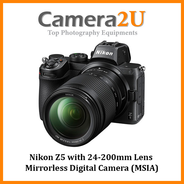 Nikon Z5 with 24200mm Lens Mirrorless Digital Camera (MSIA) Camera2u Malaysia Top Camera