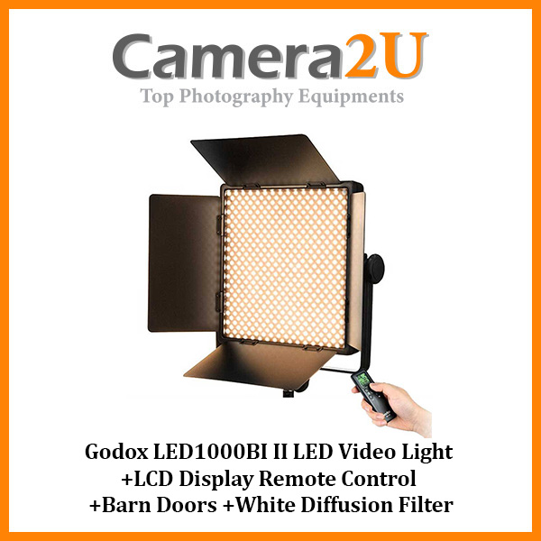 GODOX LEDライト LED1000Bi II +おまけ1灯 配信などに Godox LED1000