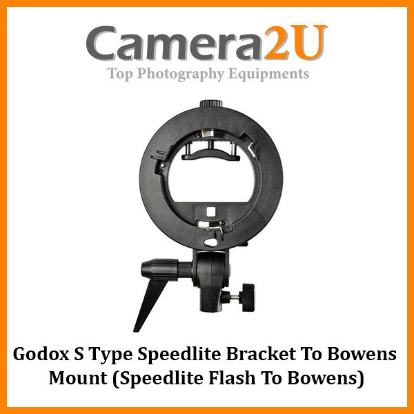 Godox S Type Speedlite Bracket To Bowens Mount (Speedlite Flash To Bowens)