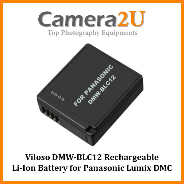 Duracell DMW-BLC12 Replacement Battery For Panasonic Lumix Cameras - 7.4V 950mAh Li-ion