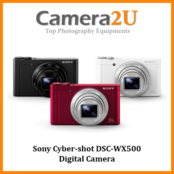 Sony Cybershot DSCWX500 Digital Camera WX500 +16GB (MSIA) Camera2u