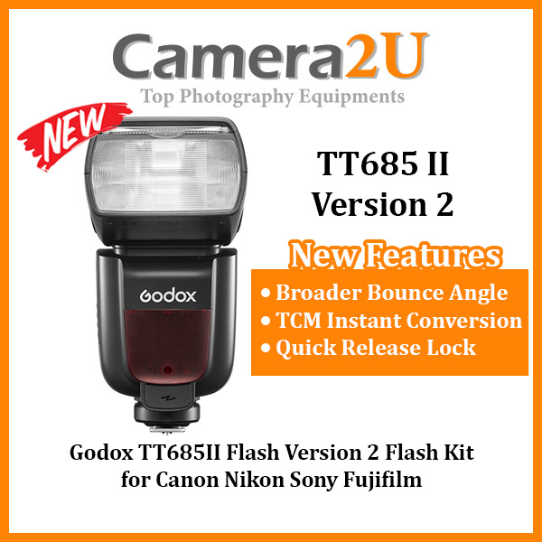 Godox TT685II TT685 II Flash Version 2 New Version Flash Kit for Canon