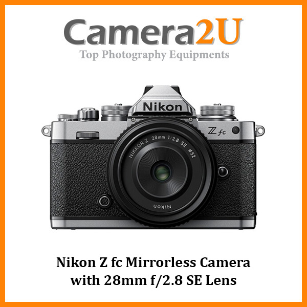 Nikon ZFC Mirrorless Camera with 28mm f/2.8 SE Lens Camera2u Malaysia Top Camera Equipments Store