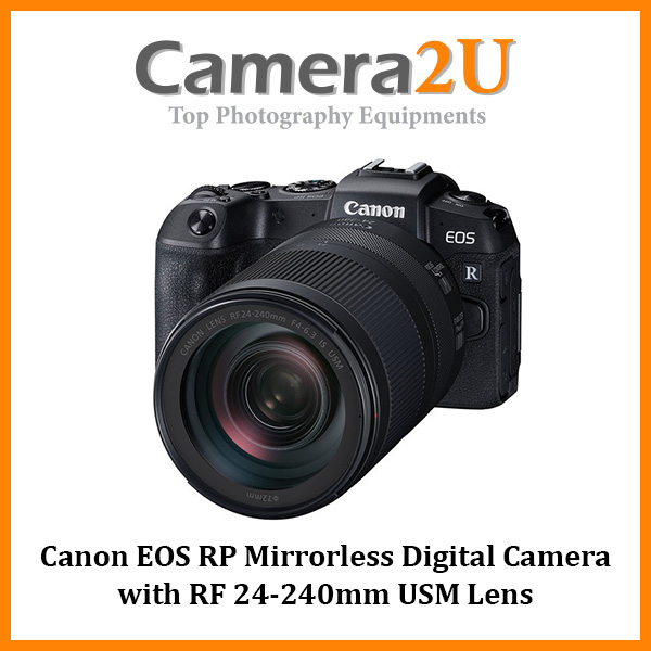 Canon EOS RP Mirrorless Digital Camera with RF 24240mm USM Lens +64GB (MSIA) Camera2u
