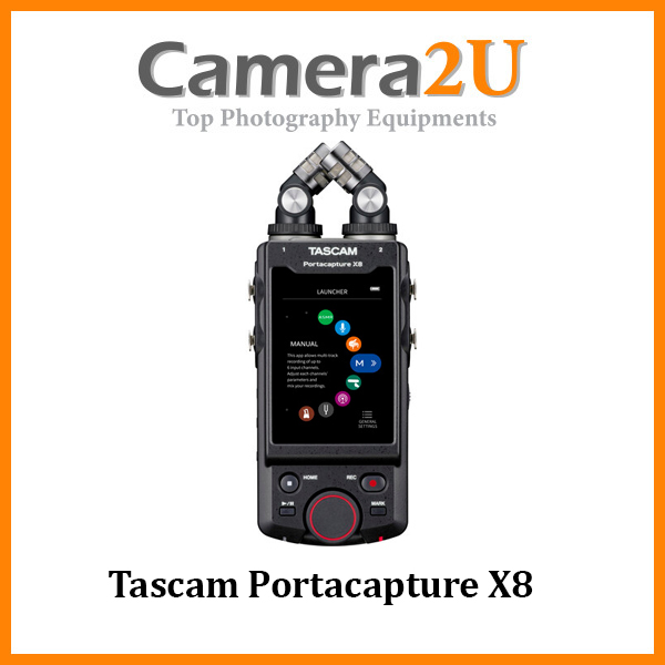 Tascam Portacapture X8 6Input / 8Track Handheld Adaptive Multitrack