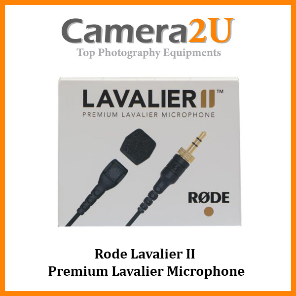 Rode Lavalier II Premium Lavalier Microphone | Camera2u Malaysia Top ...