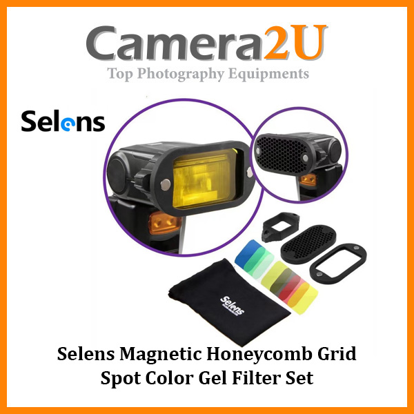 Neewer Gels Selens Magnetic Honeycomb Grid Flash Modifier With 7 Color ...