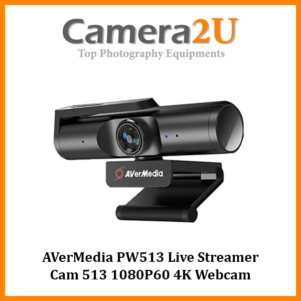 AVerMedia PW513 Live Streamer Cam 513 1080P60 4K Webcam | Camera2u