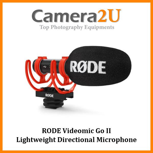 RODE Videomic Go II Lightweight Directional Microphone for Camera