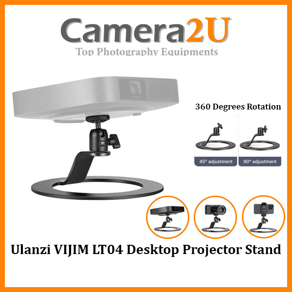 Ulanzi VIJIM LT04 Desktop Projector Stand Table Mobile Projector Mount ...