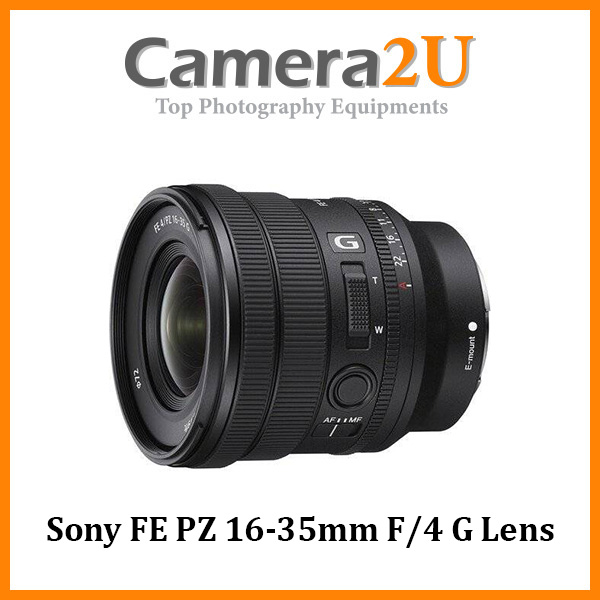 Sony (SELP1635G) FE PZ 16-35mm F4 G - Full-Frame Wide-Angle Power