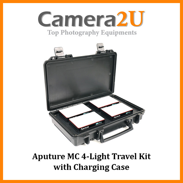 Aputure MC 4Light Travel Kit with Charging Case Camera2u Malaysia