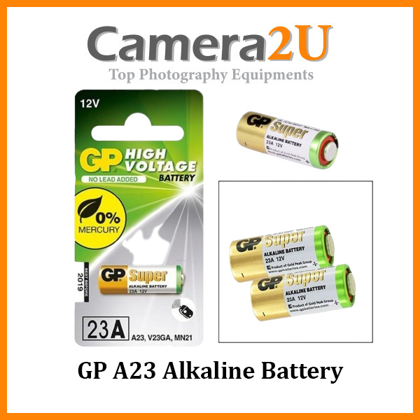 GP A23 Alkaline Battery Camera2u Malaysia Top Camera Equipments Store