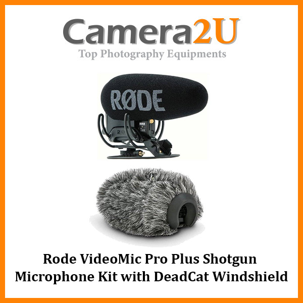 Rode VideoMic Pro Plus Shotgun Microphone Kit with Rode DeadCat