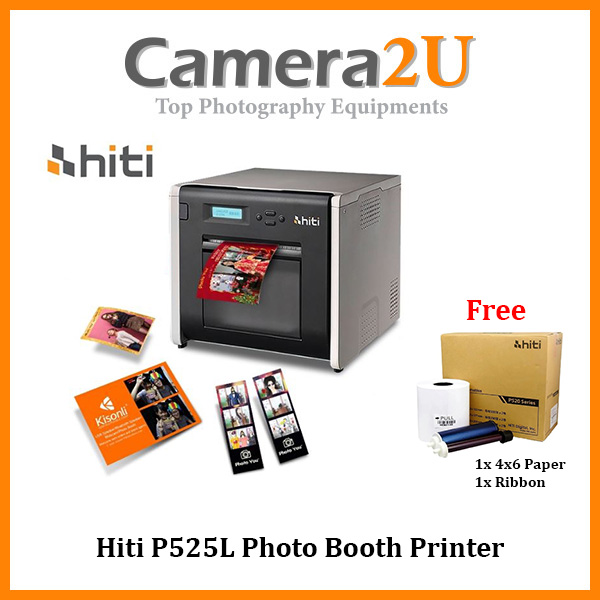 Hiti P525L Photo booth Printer + 4x6 Paper + Ribbon Camera2u Malaysia