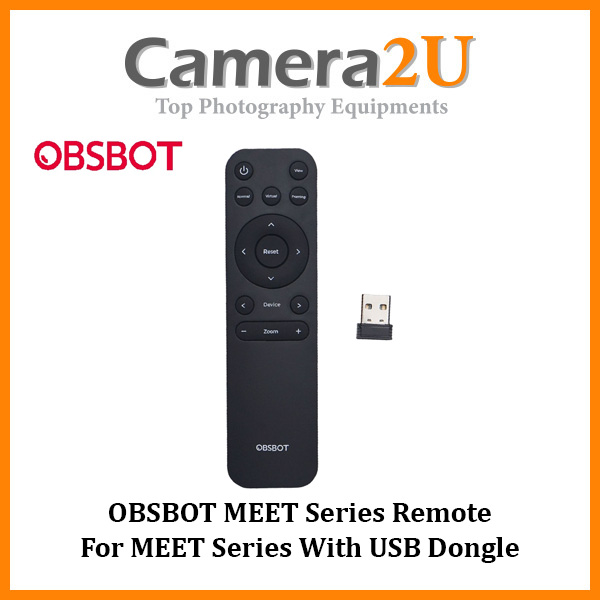 Meet Remote Usb OBSBOT MEET Series Remote For MEET Series With USB Dongle | Camera2u ...