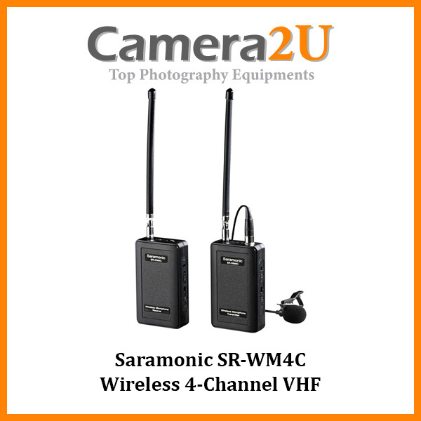 Saramonic SR-WM4C Wireless 4-Channel VHF Lavalier Omnidirectional ...